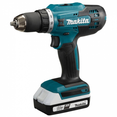 Дрель аккум. безударная MAKITA DF488DWAE G-серия18В, 13мм, 42/24Нм, 2*2,0 Ач) DF488DWAE