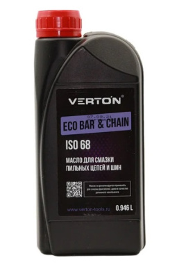 Масло для смазки пильных цепей и шин. Verton ECO BAR CHAIN 0.946л (-30°С+35°) (упак. 1/12 шт.)