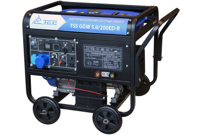 Генератор бензиновый сварочный инверторный TSS GGW 5.0/200ED-R 022957